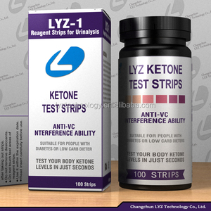 LYZ trempage D'<span class=keywords><strong>urine</strong></span> bandelette de <span class=keywords><strong>test</strong></span> cétoniques bandes <span class=keywords><strong>test</strong></span> cétone - Product Image 1