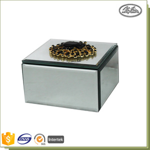 Hot Product Decor Glass Cajas Para Joyas Luxurious <strong>Mirror</strong> Jewelry <strong>Box</strong> - Product Image 3
