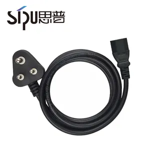 Sipu fabricantes chinos PVC trenzado cobre eléctrico India cable de alimentación cable para PC