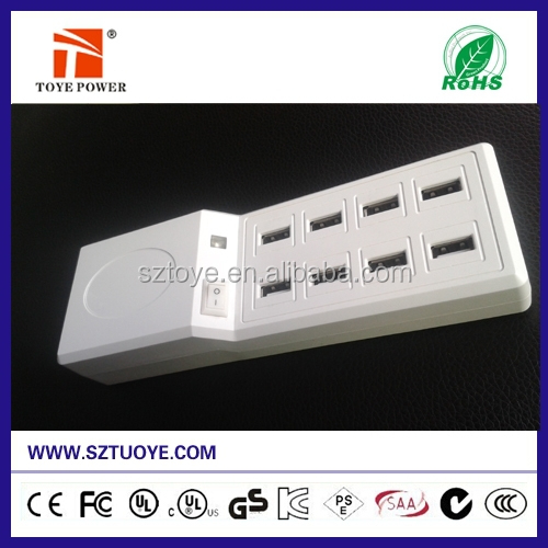 Самых продаваемых продуктов в alibaba 5v12a быстрой зарядки hub 8 разъём(ов) usb зарядное устройство станция