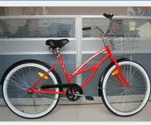 26" beach bicycle cruiser bike single speed for boy and girl