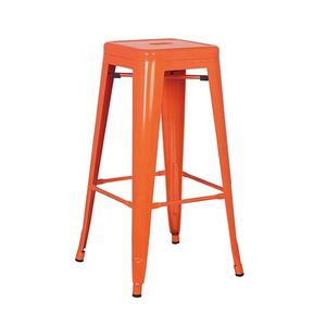 Prozmorezhome — tabouret de comptoir en métal, d'une hauteur de 76cm, aspect industriel, avec repose-pieds - Product Image 2