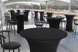 Spandex Stretch Cocktail fodera per alta tavolini da bar spandex bistro tabella di copertura per evento di festa di nozze decor - Product Image 3
