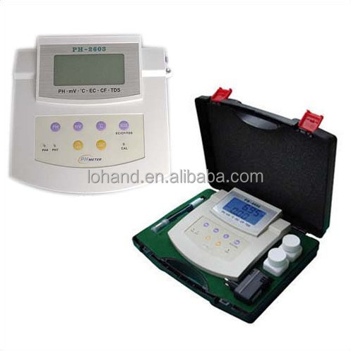 Multifunctional Benchtop Digital Lab Water Quality Analyzer PH Meter Digital PH ORP CF EC TDS Meter