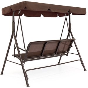 Canapé balançoire pour 3 personnes, canopée d'extérieur, pour jardin, porche, patio, Convertible - Product Image 4