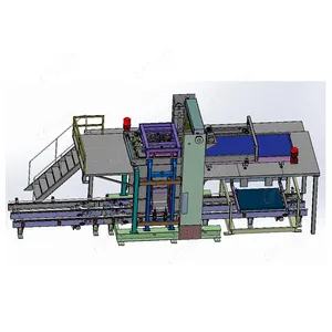 Leadworld yeni model yüksek kaliteli otomatik bira bardağı şişe Depalletizing makinesi, şişe veya kutular Depalletizer makinesi