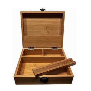 Chưa hoàn thành Cedar gỗ xì gà hộp với Humidor nhỏ bằng gỗ thuốc lá hộp với bản lề Nắp - Product Image 5