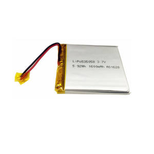 卸売 7.4V 1600mAh パウチ型リチウムイオン電池 535058 リチウムイオンリポ電池 プレミアム 7.4V 1600mAh イオン電池 - Product Image 6