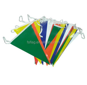 Bandiere decorative colorate di alta qualità per feste bandiere in plastica pvc - Product Image 1