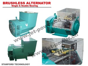 6KW Đến 500KW 100% Đồng Không Chổi Than Đồng Bộ Alternator <span class=keywords><strong>230V</strong></span> Với AVR - Product Image 5