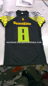 Maillots de football personnalisés en Spandex/Polyester avec épaules et manches courtes en twill sublimé - Product Image 6
