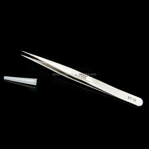Gros suisse en acier inoxydable VETUS cils brucelles, Pince pour extension de cils - Product Image 4