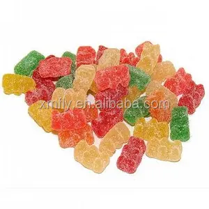 Maltitol Zoete Bulk Zure Poeder Gecoat Suiker Gratis Gummy Beren