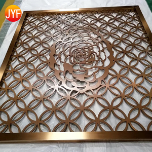 ZZ34 Bán Buôn Laser Cut Kim Loại Lưới Mdf Trang Trí Treo Phòng Divider - Product Image 5