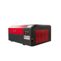 50w Laser co2 4040 Laser gravur maschine für Glasflasche mit rotierender Mini-Lasers chneid maschine Preis