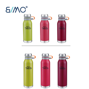 Botella de agua de acero inoxidable para niños, tapa de mosquetón con mango de 500/750/1000ML, tanque térmico aislado - Product Image 6