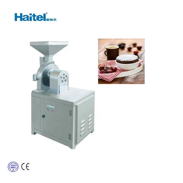 Шоколадная сахарная шлифовальная машина для изготовления мелкозернистая сахарная пудра мельница шлифовальная машина Htl-t30, оборудование для переработки соли 100-300 кг/ч