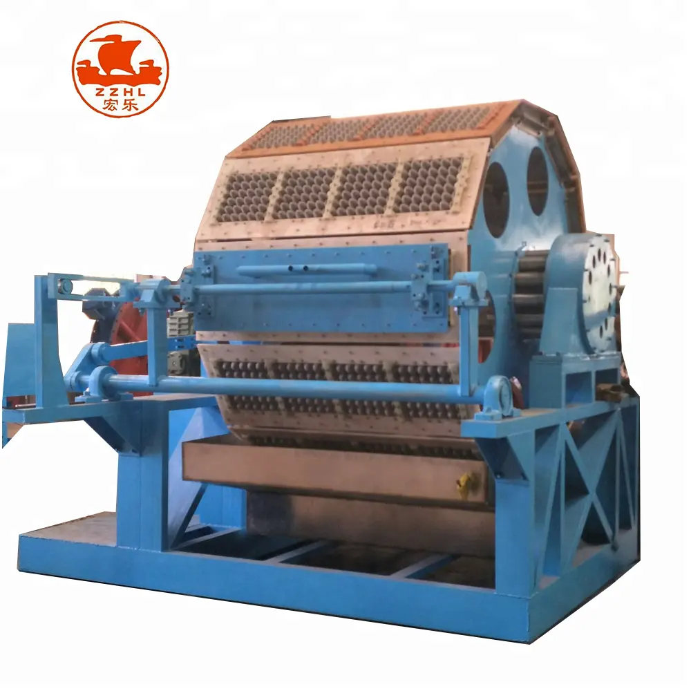 Vacuum pump 대 한 egg tray machine/mini egg 를 허물고있다 만들기 기계