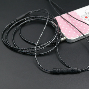 Sennheiser IE8I IE80IE8ヘッドセット用のマイクとリモートを備えた人気のIEM交換用アップグレードケーブル