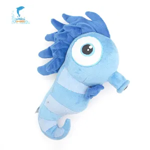 Aceitar personalizado azul do cavalo marinho de pelúcia brinquedos