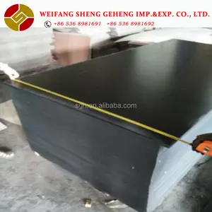 Good Quality And Cheap Price Black Film Face Ply / Big Size Film Faced Plywood / 18mm Film Faced Playwood