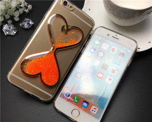 Fundas case de silicona con reloj de arena de liquido glitter para iPhone 6 6plus - Product Image 6