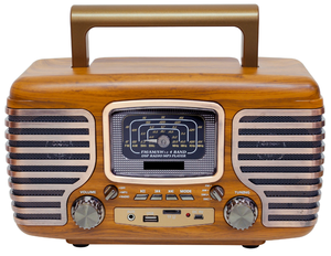 <span class=keywords><strong>Radio</strong></span> portable rétro AM/FM avec USB/carte TF, prix d'usine X-bass en gros - Product Image 5