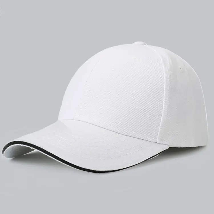 Nessun logo cappello da negozio a 6 pannelli stretto a 6 pannelli con cappuccio a rete sfuso economico