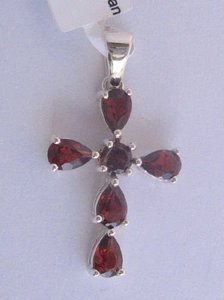 Bijoux fantaisie en argent 925, pendentif en argent 925, croix élégante, religieuse chrétienne - Product Image 2