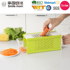 Multi 5 In 1 Keuken Accessoire <span class=keywords><strong>4</strong></span> Zijden Doos Rasp <span class=keywords><strong>Slicer</strong></span> Groente-Voedsel Mandoline <span class=keywords><strong>Slicer</strong></span>-Fijne Plantaardige Rasp - Product Image 4