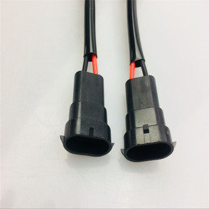 Y-Vorm Deutsch Dt Dtp Adapters <span class=keywords><strong>2</strong></span> Pin Connectoren Splitter Harnas Voor Auto Koplamp Led Licht Bar 15Cm 18 Gauge - Product Image 3