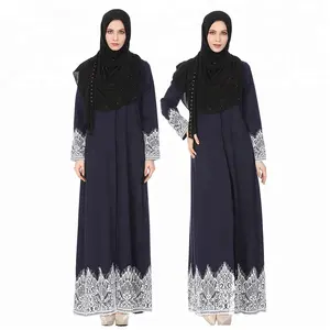 2018 재고 있음 우아한 최신 디자인 이슬람 드레스