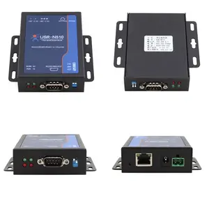 USR- N510 Industrial Modbus Gateway Serial RS232 RS485 RS422 para Conversor Ethernet com Função de comando AT Dispositivo IoT