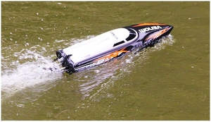 <span class=keywords><strong>Bateau</strong></span> de course RC à grande vitesse pour adultes-<span class=keywords><strong>Bateau</strong></span> télécommandé électronique pour enfants (noir) - Product Image 2