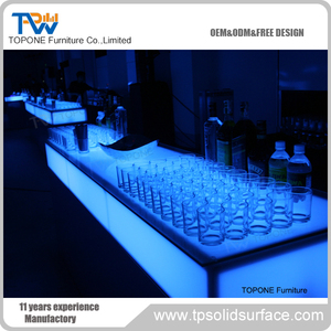 Thiết Kế Hiện Đại Led Thắp Sáng Đá Cẩm Thạch Led Bar Counter Top - Product Image 5