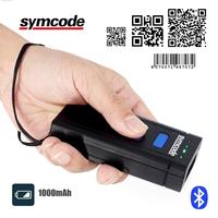 Lector de Códigos QR para Exteriores, Escáner de Códigos de Barras Inalámbrico 1D/2D, Portátil, Manos Libres, con Mini USB, Symcode MJ-2877