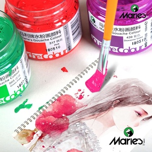 Peinture Gouache Non toxique, article de marque japonaise, vente en gros pour étudiants G1100, 100ml - Product Image 6