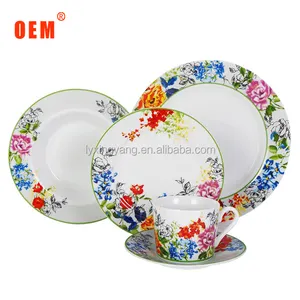 16pcs fotos de porcelana china diferentes tipo de china productos china cena ware