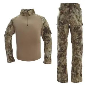 Groothandel battle dress uniform militaire-jungle bos camouflage pak python tactische militaire strijd uniforme kleding