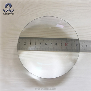 Lentille biconvexe à double convexité de diamètre épais de 127 mm avec une <span class=keywords><strong>courte</strong></span> longueur focale pour loupe, faisceau lumineux, instrument optique - Product Image 1