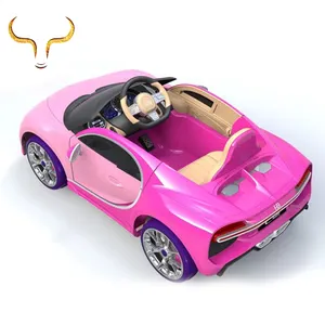 Coche de paseo rosa para niñas, 12V, barato