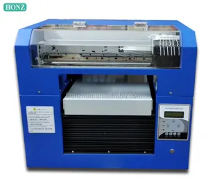 Fabriek 2022 Professionele Fabrikant Handel Assurance Deur Tot Deur 320X600Mm A3 Eco Solvent Flatbed Printer Gemaakt In China