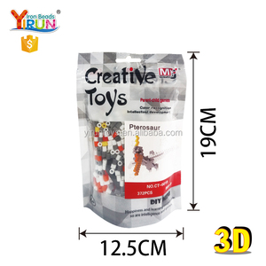 Vente chaude 2018 pour l'éducation de bricolage perles à repasser 3D <span class=keywords><strong>dinosaure</strong></span> bricolage <span class=keywords><strong>hama</strong></span> mini perles diy - Product Image 3