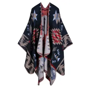 Großhandel China Winter Schals Neue Design Frauen Pashmina Poncho Capes