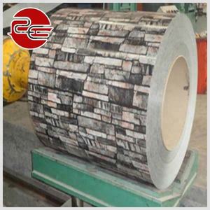 Placas de bobina PPGI impresas con patrón de diseño de madera, placa de acero al carbono para puerta, recubierta de acero suave, 0,25mm - Product Image 2