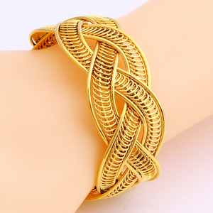 Bracelet plaqué or 18 carats FS Fashion, bijoux d'Afrique du Moyen-Orient pour femmes, cadeau - Product Image 3