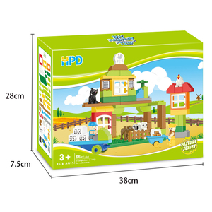 Los bloques del juguete del ABS de la alta calidad 66pcs fijaron los ladrillos del juguete compatibles a los legos <span class=keywords><strong>Duplo</strong></span> - Product Image 6