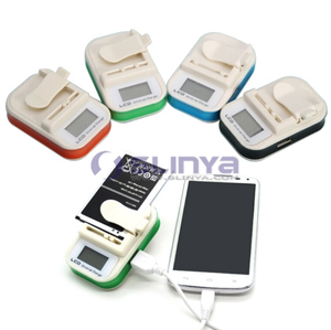 เครื่องชาร์จแบตเตอรี่ Universal Lcd USB 5 V 1A <span class=keywords><strong>2A</strong></span> - Product Image 1