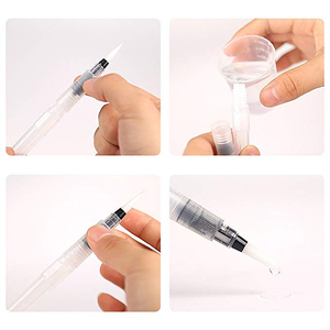 Pinceau portable de 155 mm, pinceau à eau, crayon, pinceau à eau doux pour débutants en peinture, dessin, fournitures artistiques - Product Image 3
