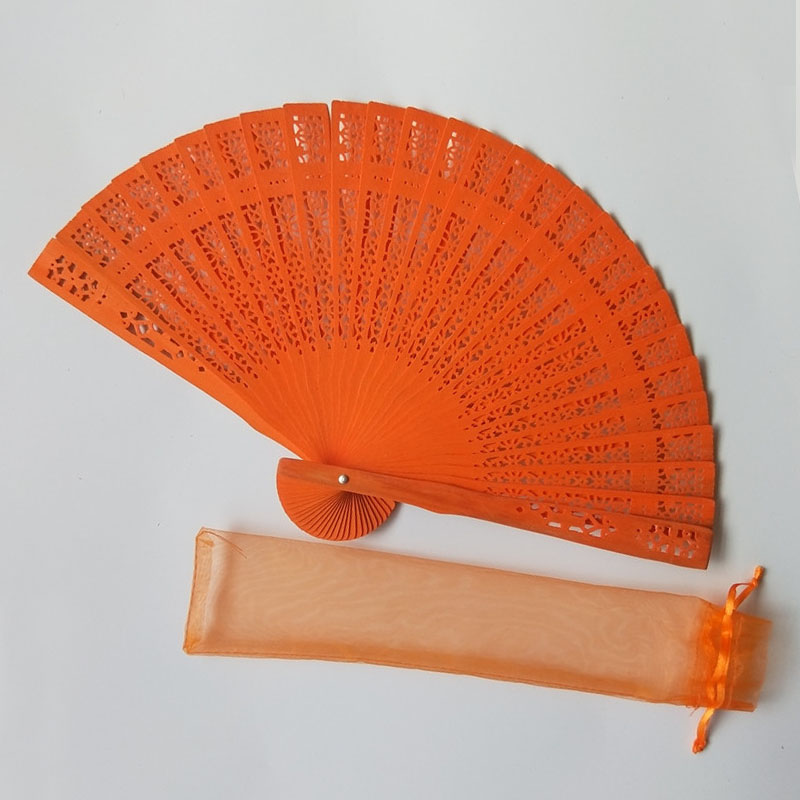 Sacchetto arancione + organza